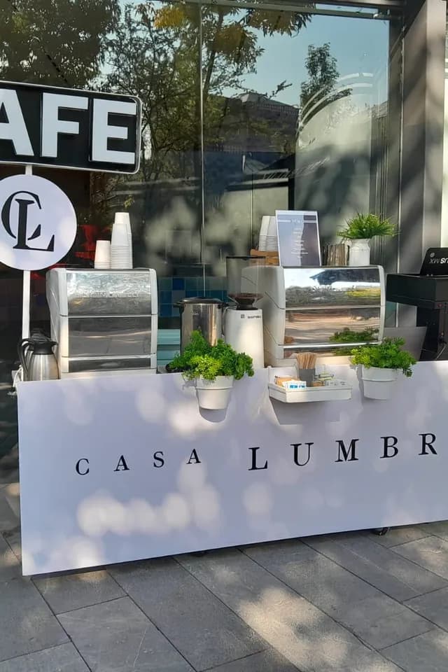 Café con Ruedas en el evento corporativo de Casa Lumbre