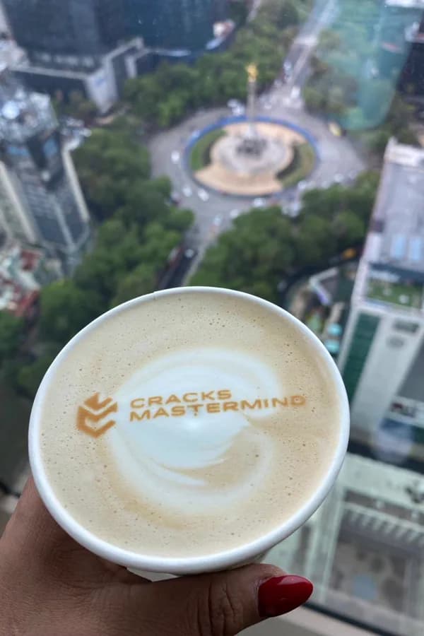 Café con Ruedas en el evento corporativo de Cracks Mastermind