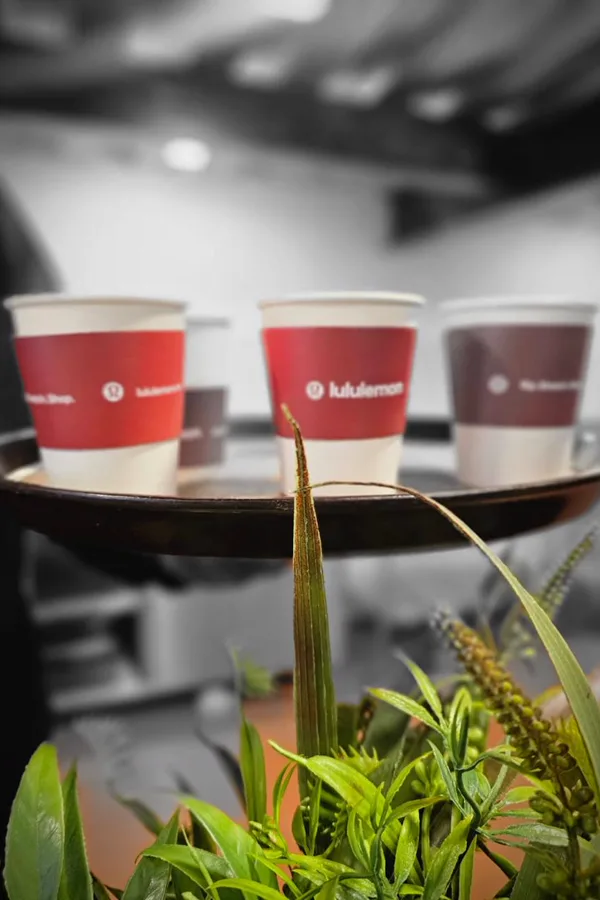 Café con Ruedas en el evento corporativo de Lululemon
