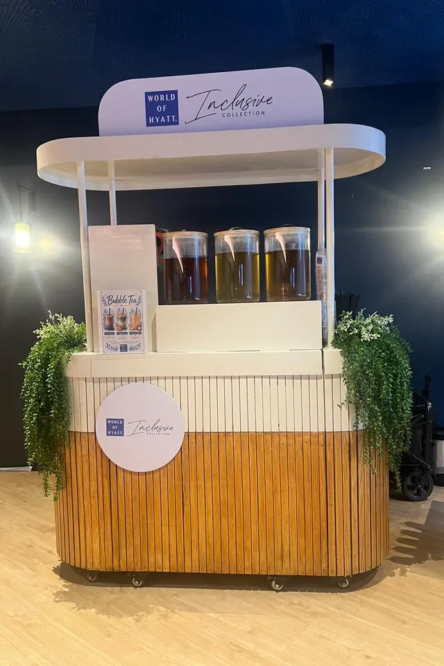 Café con Ruedas en el evento corporativo de World of Hyatt